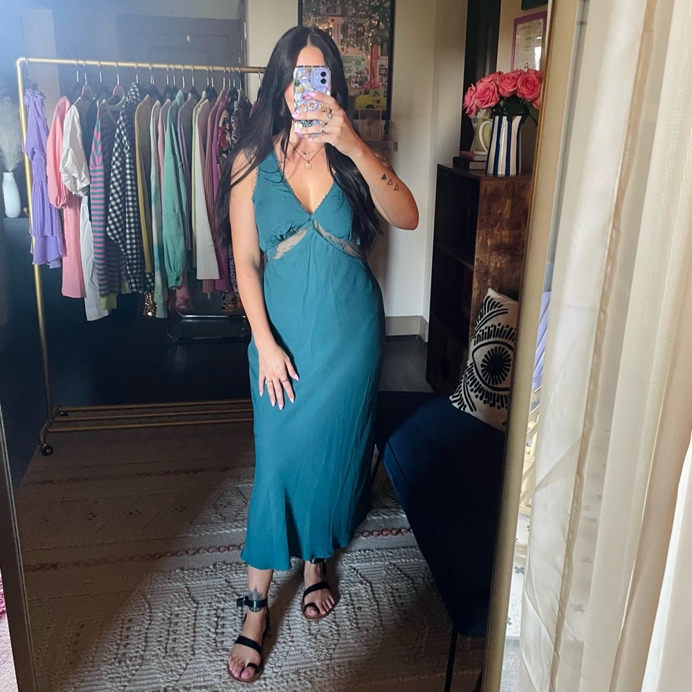 Wild Fable Lace Midi Slip Dress - Picture 2 of 6